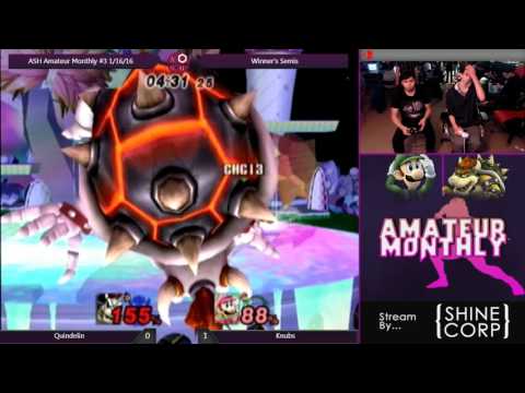 Quindelin (Bowser) vs Knubs (Luigi) - ASH Amateur Monthly #3 PM Winner's Semis