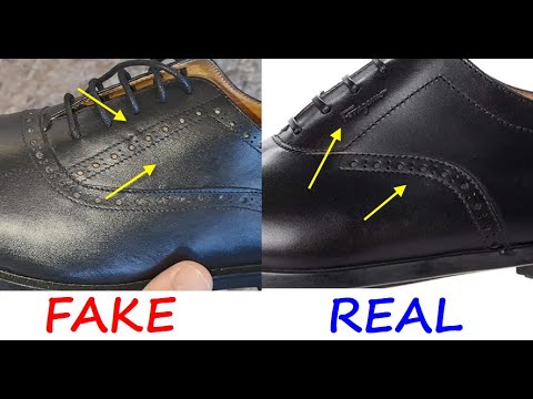 Sapatos Salvatore Ferragamo verdadeiros versus falsos. Como identificar calçados Ferragamo falsificados