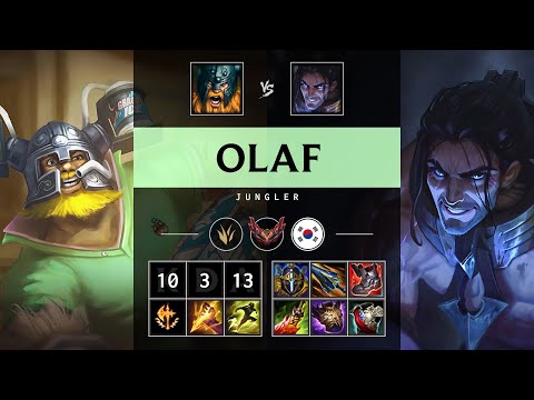 Olaf Jungle vs Sylas - KR Grandmaster Patch 25.16