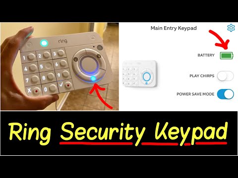 ✅Ring Security System Keypad Battery Life Check, Cost, Settings, & Charging HD Review