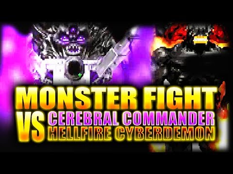 DOOM MONSTER BATTLE! Cerebral Commander VS Hellfire Cyberdemon! | Complex Doom/LCA/Clusterfuck