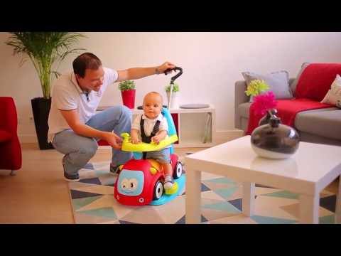 Paspiriama mašina stumdukas 4in1 Maestro, Smoby, modelis