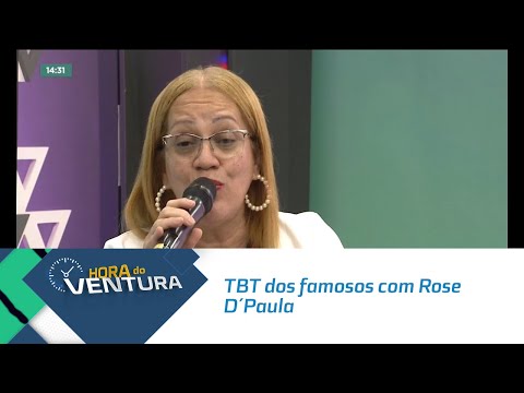 TBT dos famosos com Rose D´Paula