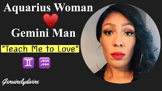 Aquarius Woman &amp; Gemini Man (Love♥️Compatibility)