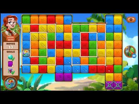 Lost Island Blast Adventure Level 1678 - NO BOOSTERS 🏝️ | SKILLGAMING ✔️