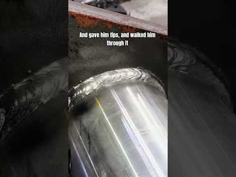 practice makes perfect. #welding #dailylessons #teaching #migweld #bluecollar #welder #weld