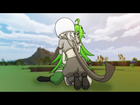 Skelly-Girl Hugs Creeper-Girl (Minecraft Anime)