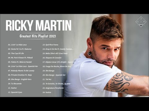 Ricky Martin Greatest Hits Full Playlist 2021 - Ricky Martin Best Songs Ever