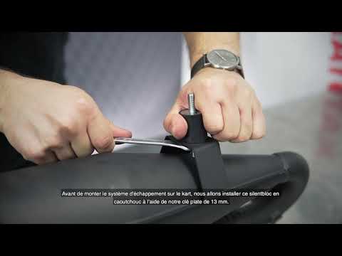 ROTAX MAX EVO - montage du système d'échappement