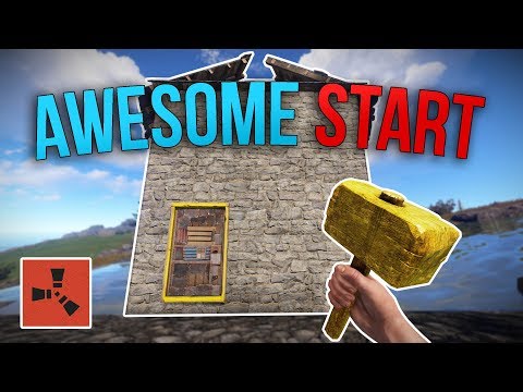 MY FASTEST/LUCKIEST START EVER! | Rust Solo Survival S5 | #1
