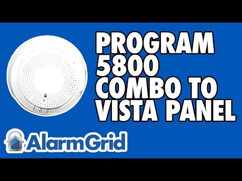 Programming the 5800Combo to a Vista Panel