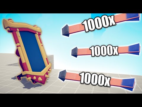 NARUTO MIRROR SHIELD vs 1000x OVERPOWERED - TABS | Totally Accurate Battle Simulator 2023