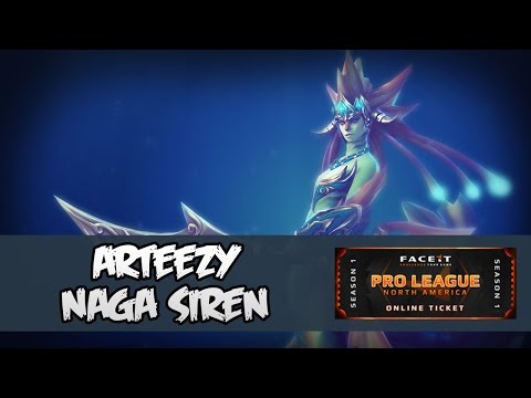 Arteezy (Naga Siren) - vs. CAPABLE STANDINS. @ FACEIT Pro League North America