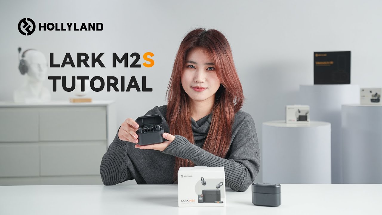 Hollyland LARK M2S Duo Trådløs Lavalier Mikrofon USB-C