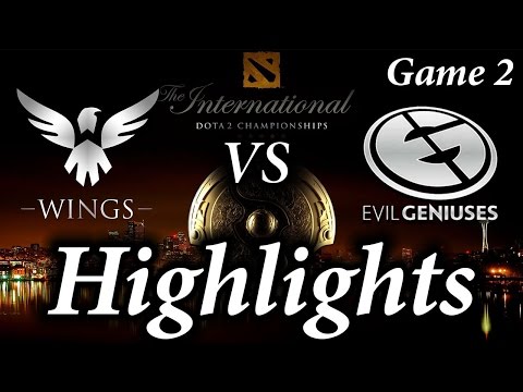 TI6 the Wings Gaming vs Evil Geniuses Highlights Game 2 The International 2016