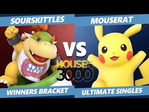 Smash Ultimate Tournament - SourSkittleS (Bowser Jr.) Vs. MouseRat (Pikachu) SSBU Xeno 184 Bracket
