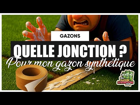 Vidéo marouflage jonction pelouse artificielle – finition invisible