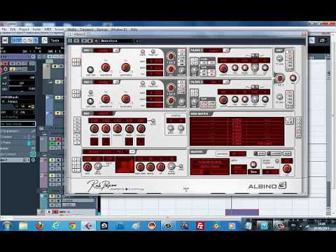 (Cubase 5) Valentino Jorno - PsyShark Tutorial Part 2 - Building PsyTrance Sounds with Albino3 VST