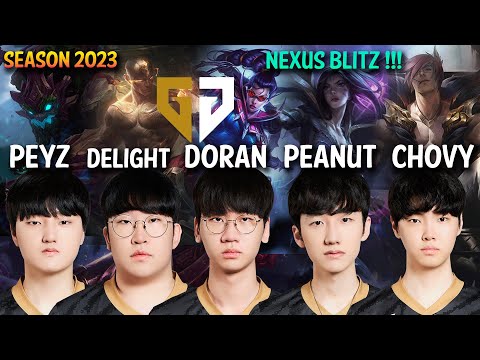 Chovy, Doran, Delight, Peyz, Peanut in NEXUS BLITZ - GEN.G TEAM Playing NEXUS BLITZ - Patch 13.21 KR