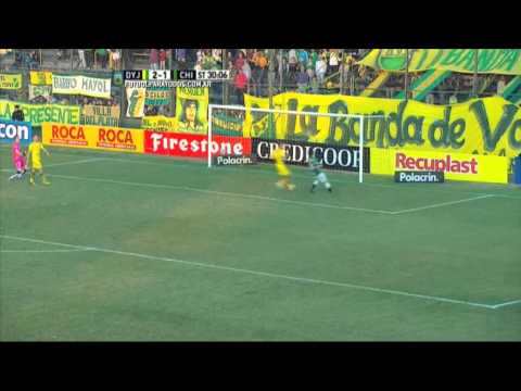 Baldunciel tuvo el empate. Defensa 2 - Chicago 1. Fecha 17. Primera División 2015. FPT.