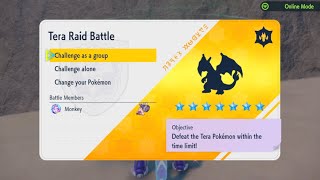 How to find and unlock 7-Star Tera Raids in Pokémon Scarlet and Violet | Charizard Raid Locations