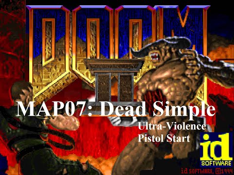 Doom II MAP 07 - Dead Simple 100% Ultra-Violence