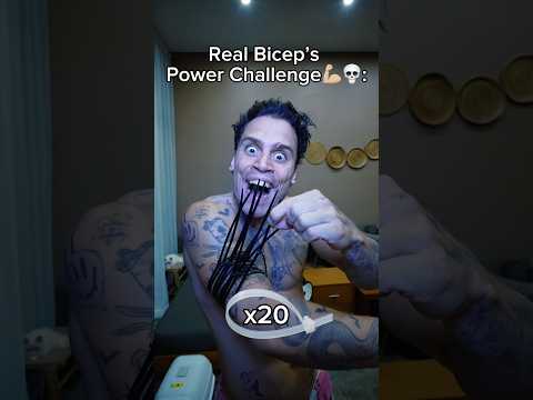 Real Biceps Power Challenge💪🏼💀#challenge #biceps #power #real #shelove