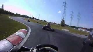 preview picture of video 'Bruck an der Leitha Kart Rotax DD2 Sodi 07.06.2012 helmet cam'