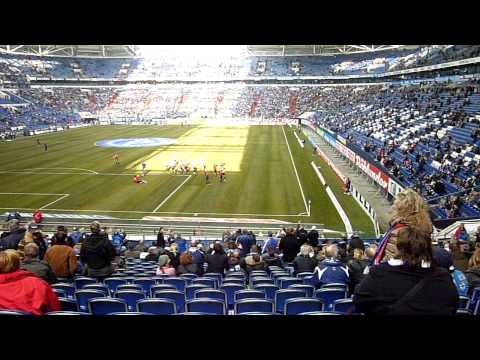 Gästeblock Schalke-Nürnberg 26.02.2011 Endstand 1:1