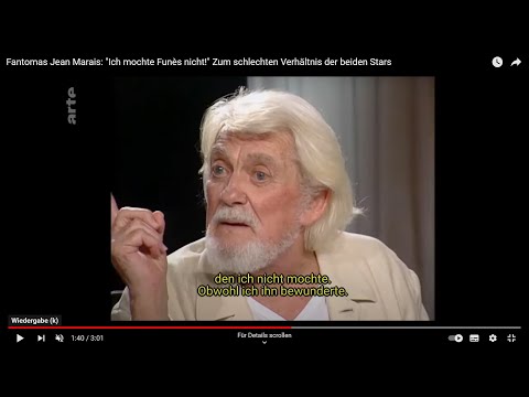 Fantomas Jean Marais: "I didn't like Funès!" On the poor relationship between the two stars