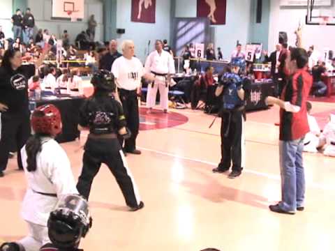 Jaclyn Mauro Sparring 1st Place Girls 12-13 yrs old Advanced