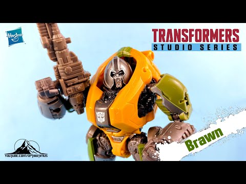 Transformers Bumblebee Studio Series Deluxe Class BRAWN Video Review