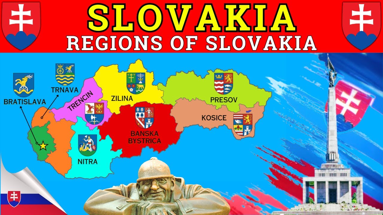 Slovakia Map Explained 🇸🇰 | 8 Regions of Slovakia