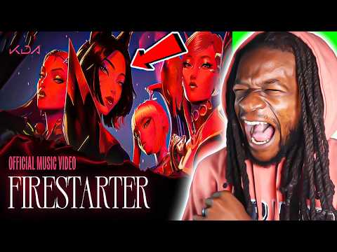 K/DA - FIRESTARTER ft. MIYEON and SOYEON of i-dle, Sophie Powers, Mimi Webb (REACTION)