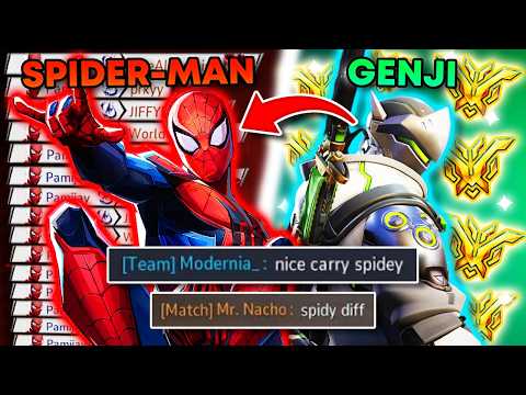 When a 3000+ Hour Top 500 Genji Main Plays Spider-Man in Marvel Rivals!