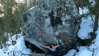 Video thumbnail of The Electric Company, 8A+. Magic Wood