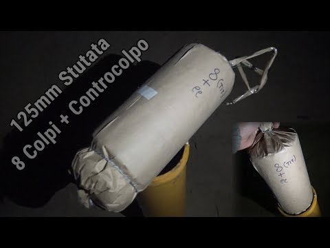 125mm Fermata 8 COLPI + CONTROCOLPO | 5"Inch Italian Multi Titanium-Salute ZYLINDERBOMBE