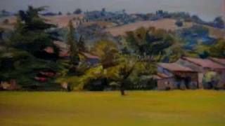 preview picture of video 'Raw beauty in Italian Landscape Paintings: Nick Garrett recent paintings of Italy 2010.wmv'