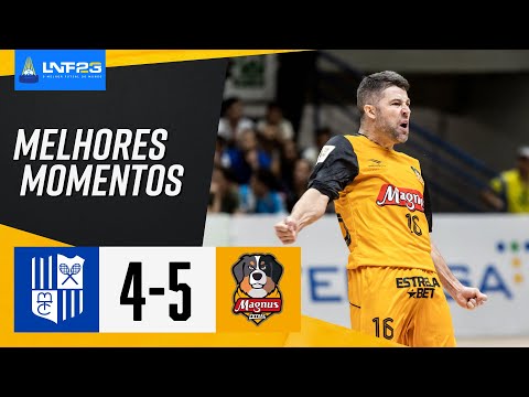GOLS - Minas 4 x 5 Magnus - Quartas de Final da LNF - 1º Jogo