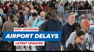 TSA staffing issues lead to airport slowdowns across the US | Government Shutdown 2025