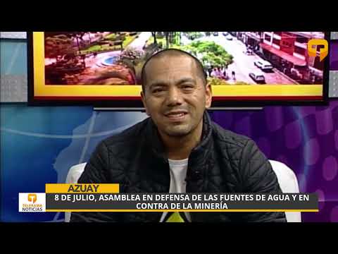 8 de Julio, asamblea en defensa de las fuentes de agua y en contra de la minería