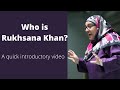 Who is Rukhsana Khan? A short introductory video to Rukhsana Khan.