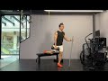 Hand Supported DB RFE 1 5 Split Squat