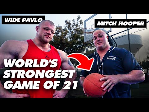 World's Strongest Game of Basketball W/ The World's Strongest Man