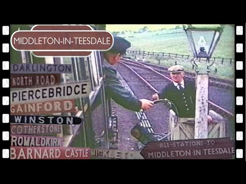 Darlington to MIDDLETON-IN-TEESDALE train ride 1963