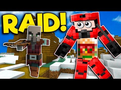 We Discovered a Curse and Started a Village Raid! - Minecraft Multiplayer