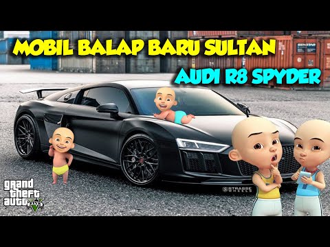 SULTAN UPIN IPIN BELI MOBIL BARU AUDI R8 SPYDER KEREN - GTA V MOD SULTAN UPIN & IPIN SPESIAL
