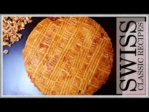 Bündner Nusstorte Recipe / Swiss Walnut Tart
