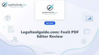 Foxit PDF Editor Review