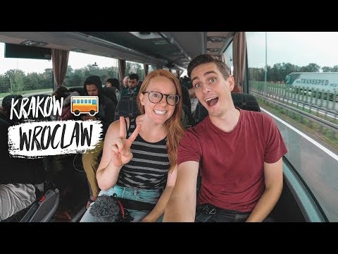 Viagem de ônibus pela Polônia de CRACÓVIA a WROCŁAW! + City Walking Tour 😍